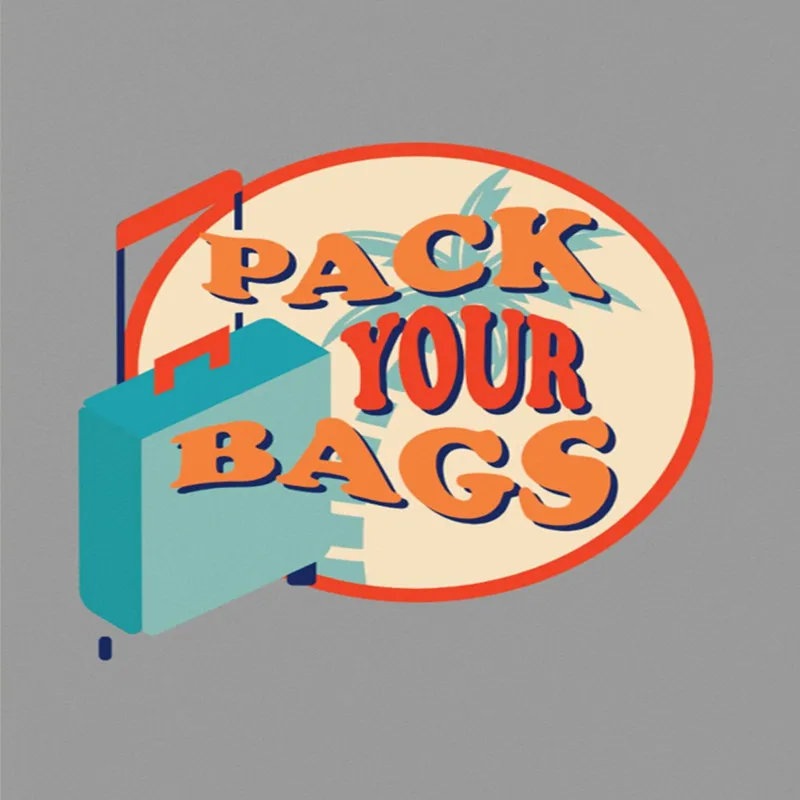 Pack Your Bags A4 StickZing