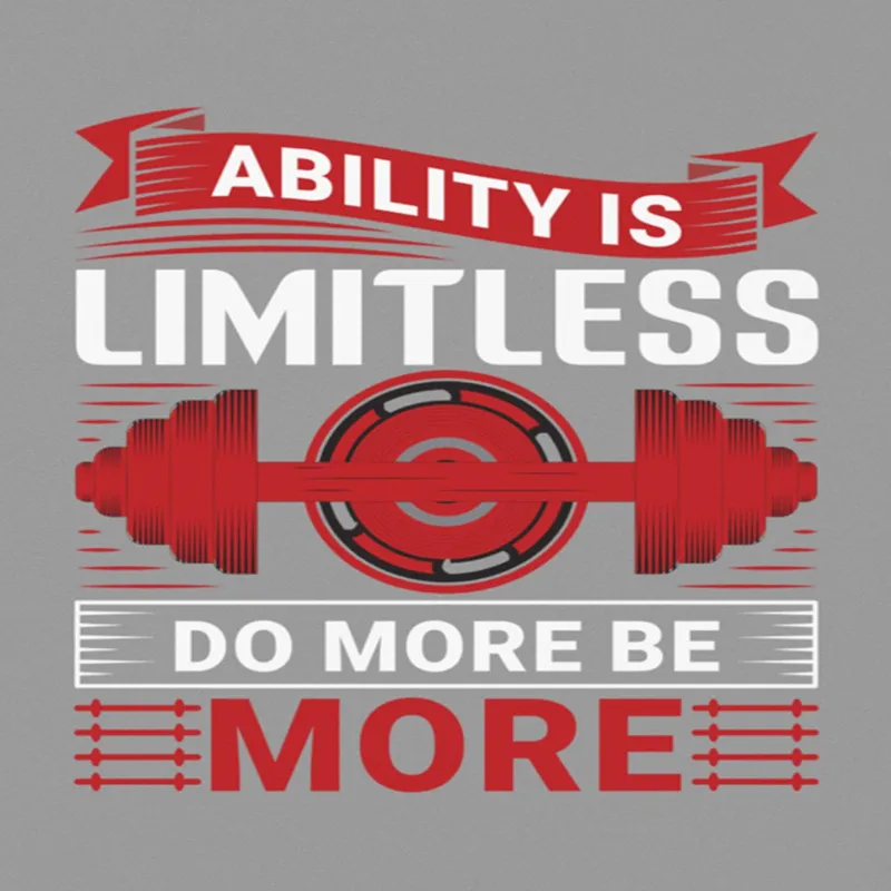 Ability Is Limitless Do More Be More A4 StickZing