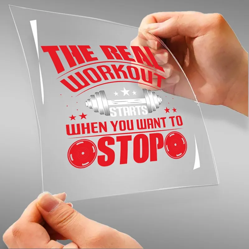 The Real Workout Starts When You Want To Stop A4 StickZing