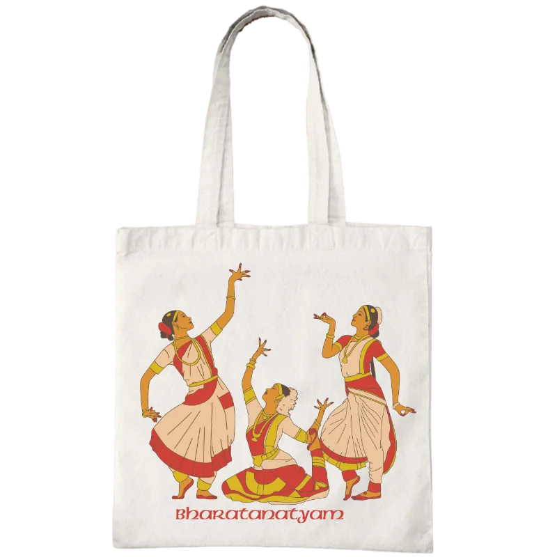 Bharatanatyam Tote Bag