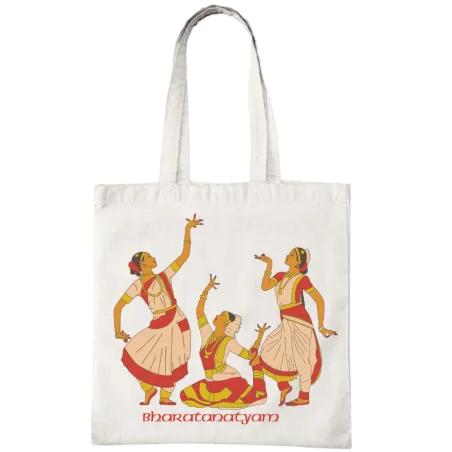 Bharatanatyam Tote Bag