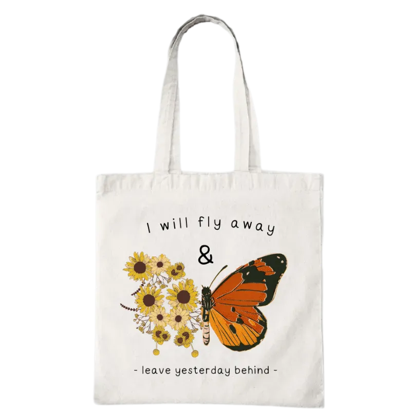 I Will Fly Away Tote Bag