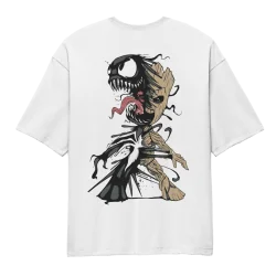 Venom and Groot Oversized T-Shirt