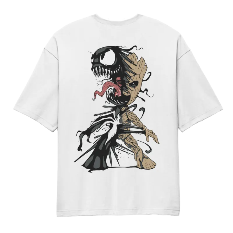 Venom and Groot Oversized T-Shirt