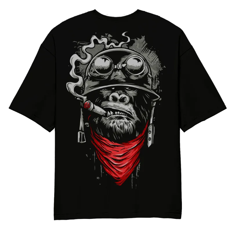 Smoking Gorillas Oversized T-Shirt