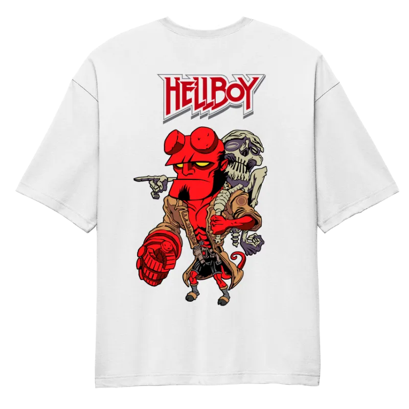 Hell Boy With Monster Oversized T-Shirt