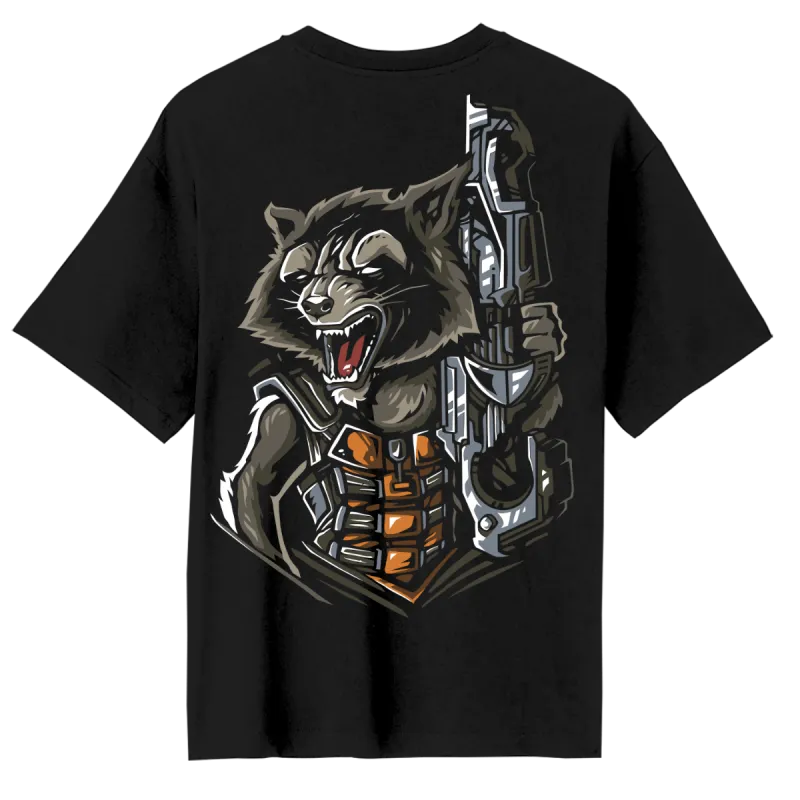 Rocket Raccoon Oversized T-Shirt
