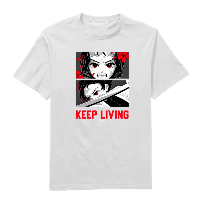 Keep Living Round Neck T-Shirt