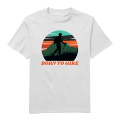 Born To Hike Round Neck T-Shirt