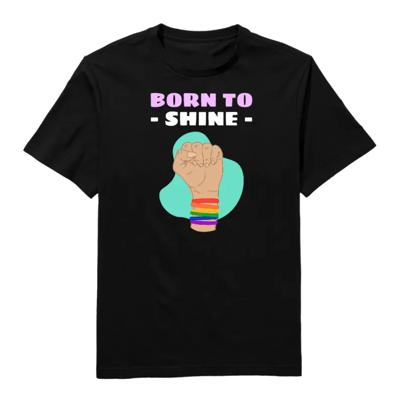 Born To Shine Round Neck T-Shirt