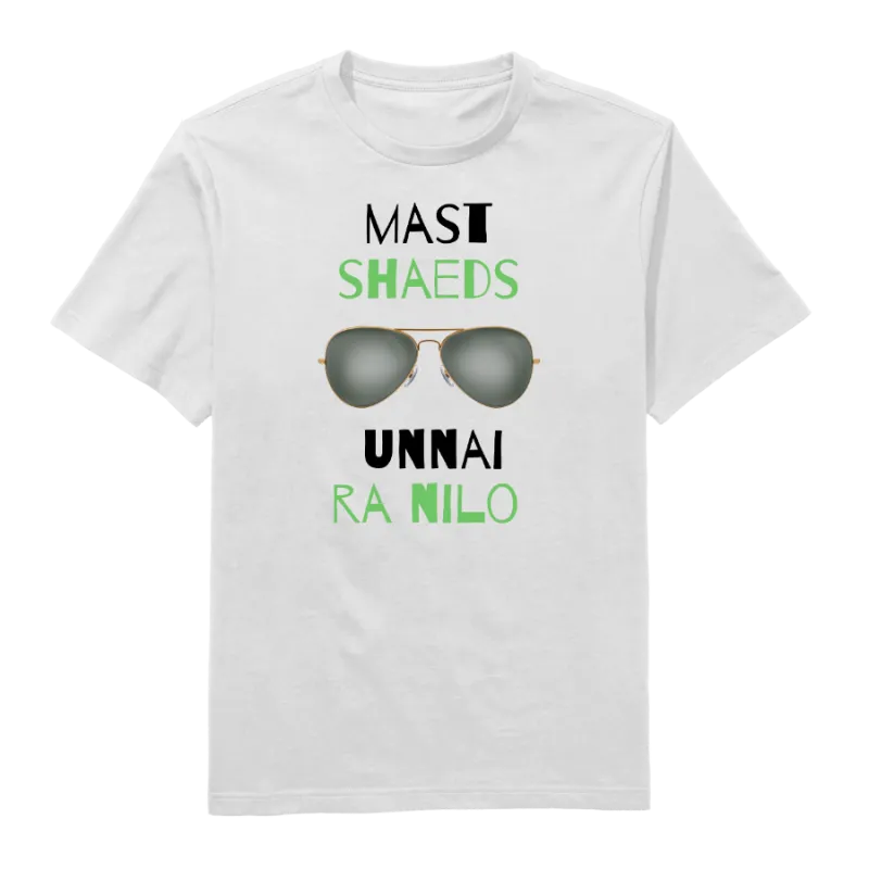Masth Shades Unnai Ra Nilo Round Neck T-Shirt