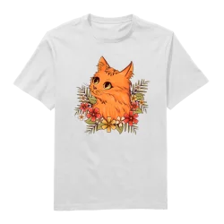 Tropical Kitty Round Neck T-Shirt