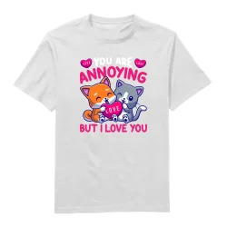 Annoyingly Cute Love Round Neck T-Shirt