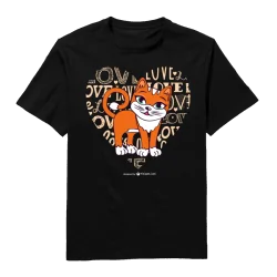 Catitude In Style Round Neck T-Shirt