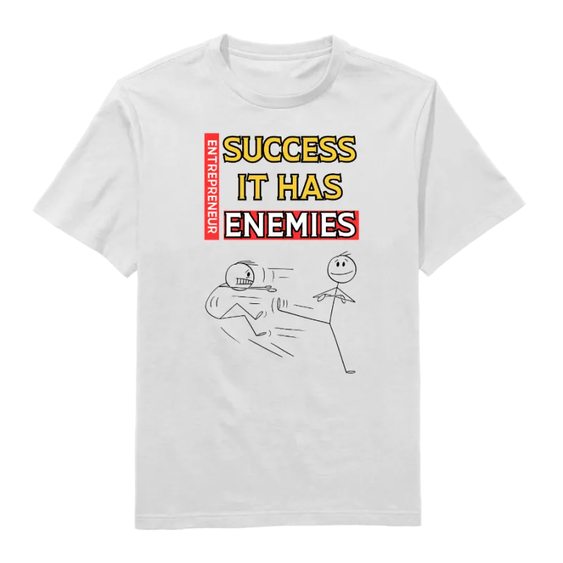 Enemies Round Neck T-Shirt