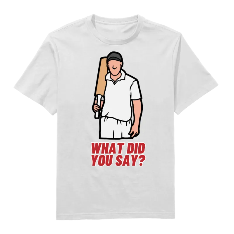 What do you say? Round Neck T-Shirt