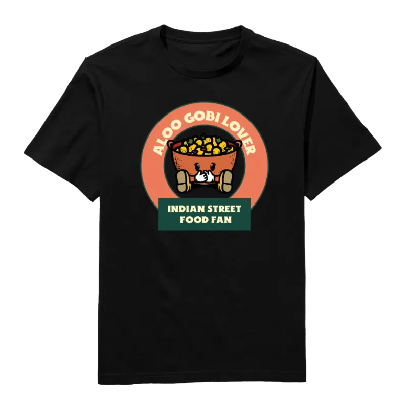 Aloo Gobi Lover Round Neck T-Shirt