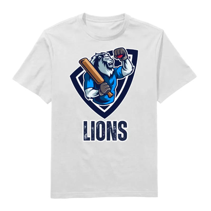 Lions Round Neck T-Shirt