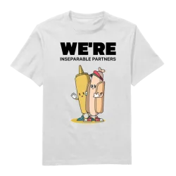 We're Inseparable Pair Round Neck T-ShirT