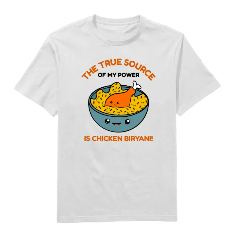 Love For Biryani Round Neck T-Shirt