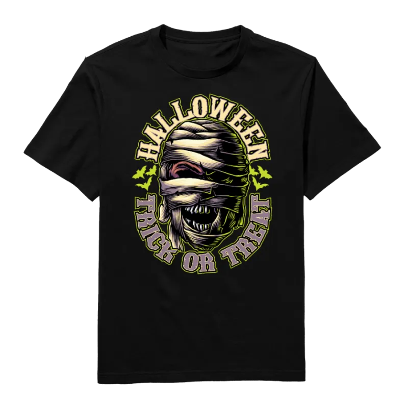 Trick Or Treat Round Neck T-Shirt