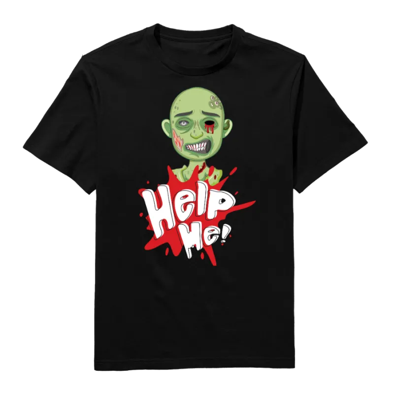 Help He! Round Neck T-Shirt