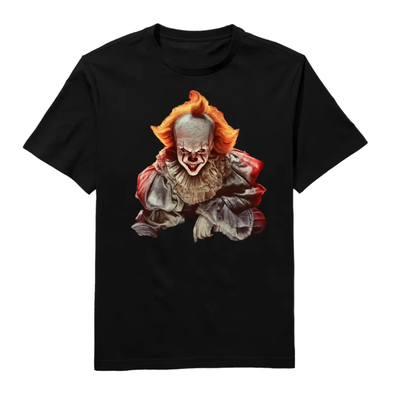 Clown Round Neck T-Shirt