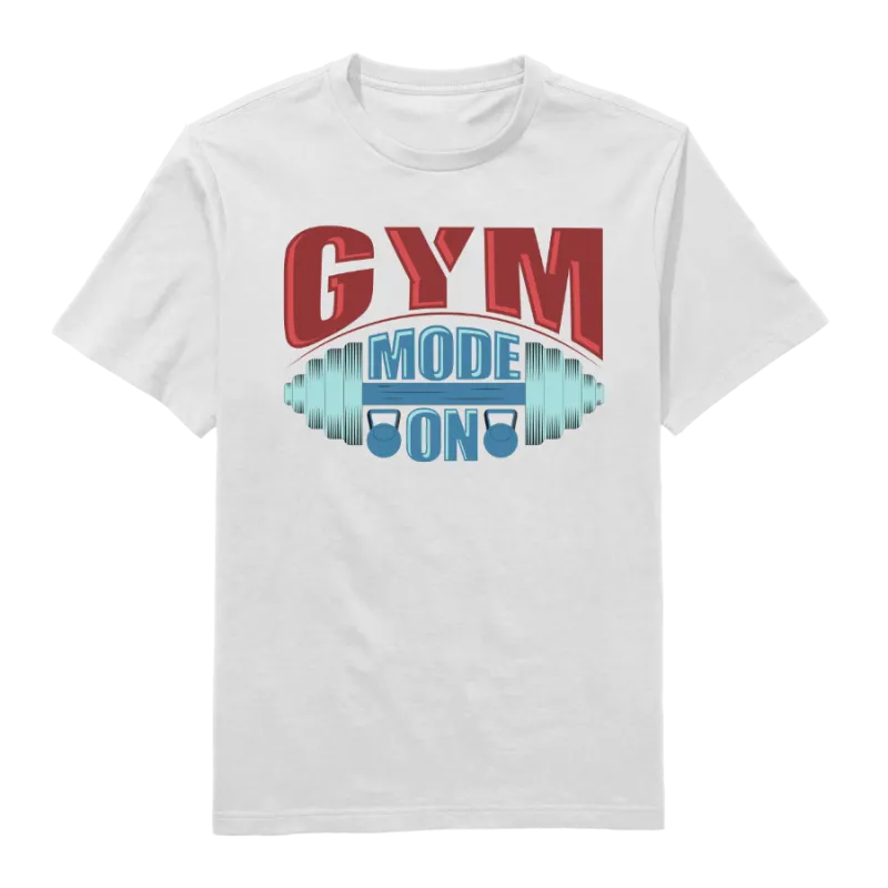 Gym Mood Round Neck T-Shirt
