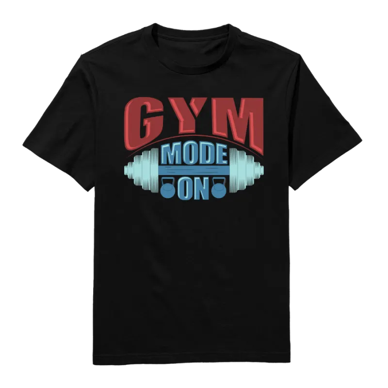 Gym Mood Round Neck T-Shirt