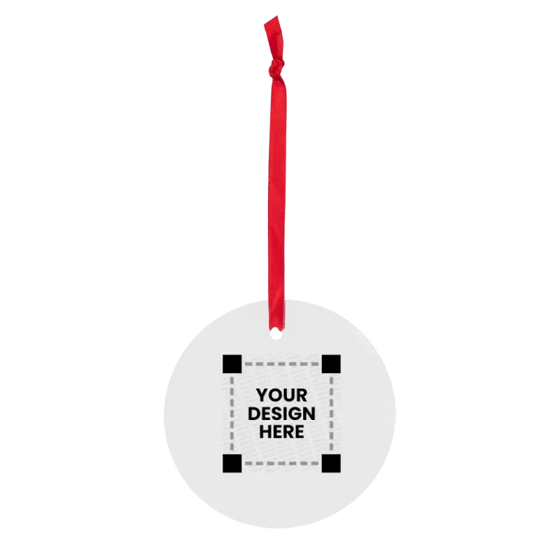 Customized Hard Board Ornament Circle