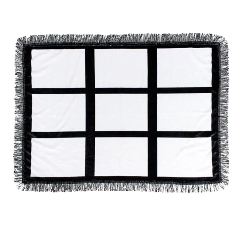 Customized Nine Pannal Plush Throw Blanket