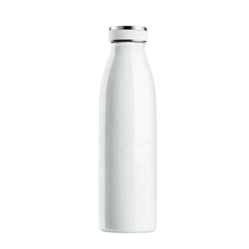 Executive Steel Water Bottle (White)