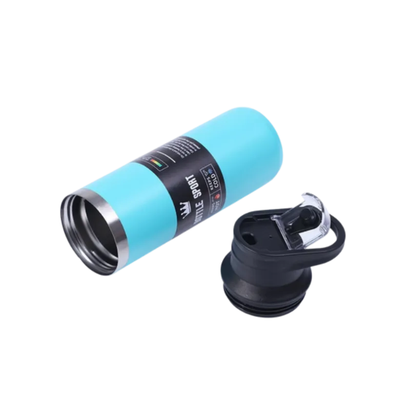 Hot & cold vacuum bottle (Blue)