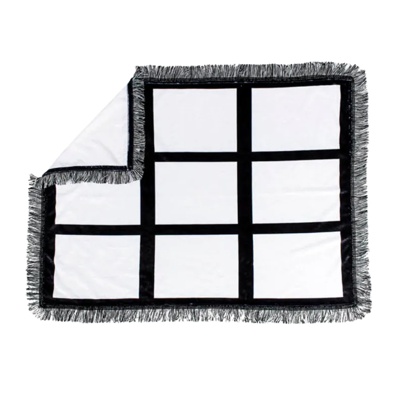 Customized Nine Pannal Plush Throw Blanket