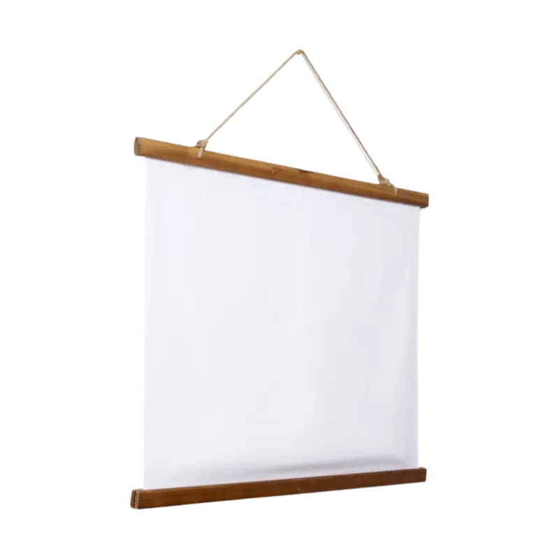 Customized Wood Topped Wall Tapestry