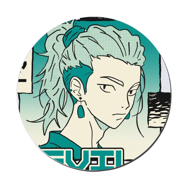 Anime Round Tea Coaster