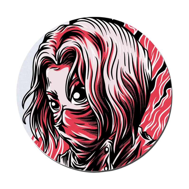 Redgirl Round Tea Coaster