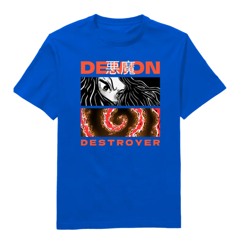 Demon Destroyer Round Neck T-Shirt