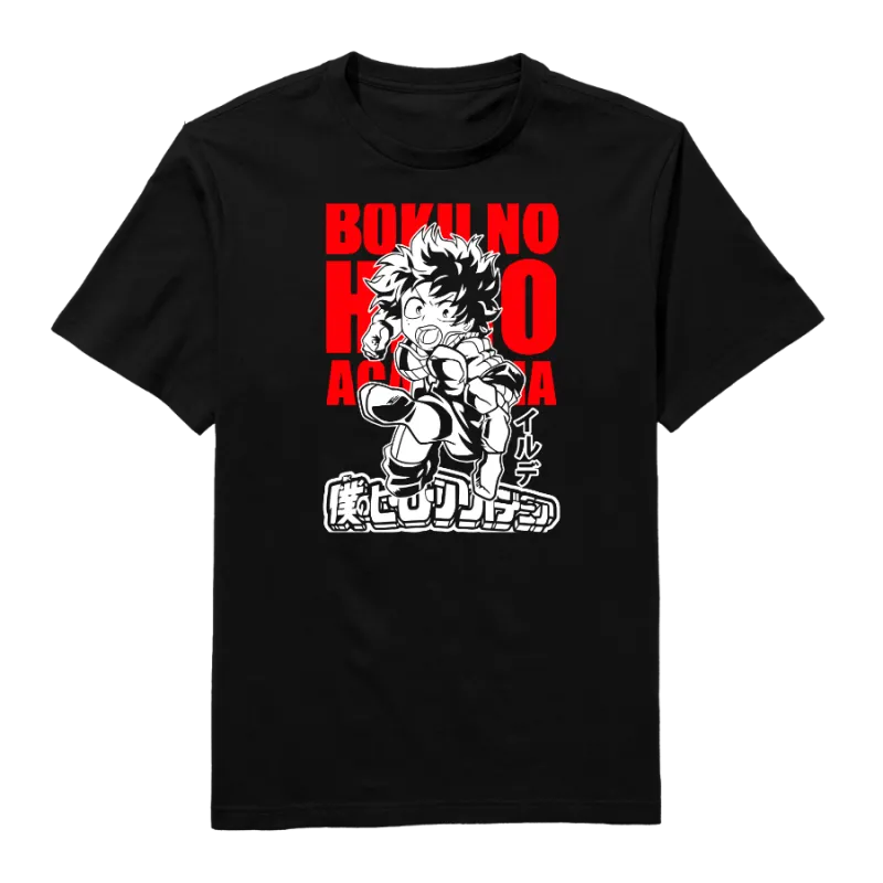 Deku MHA Round Neck T-Shirt