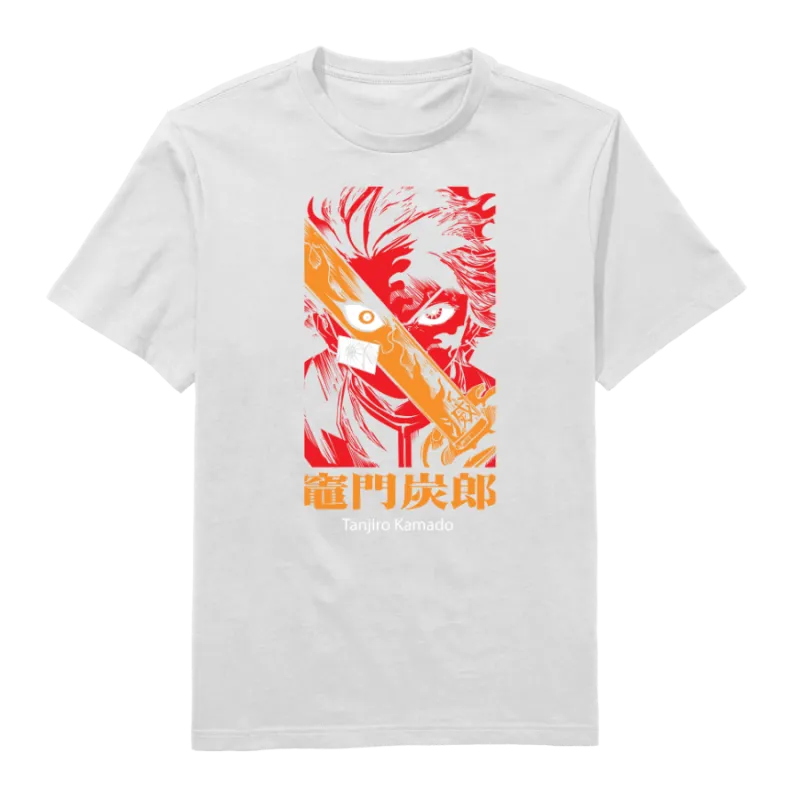 Tanjiro Demon slayer Round Neck T-Shirt
