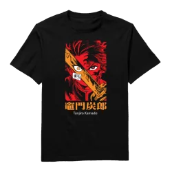 Tanjiro Demon slayer Round Neck T-Shirt