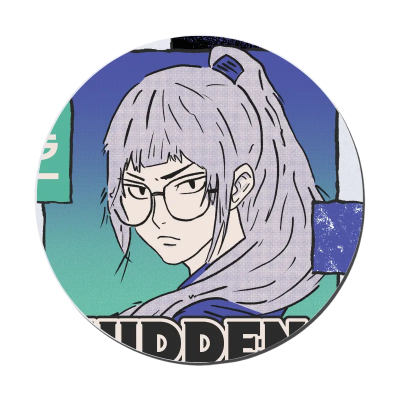 Hidden power Round Tea Coaster