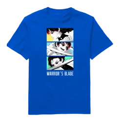 Warriors Blade Round Neck T-Shirt