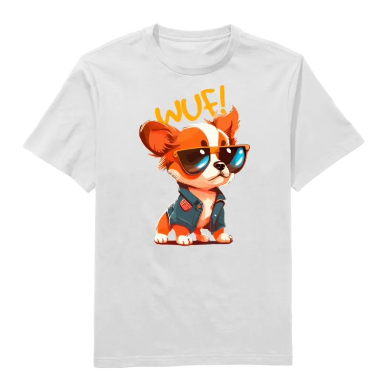 Wuf puppy Round Neck T-Shirt