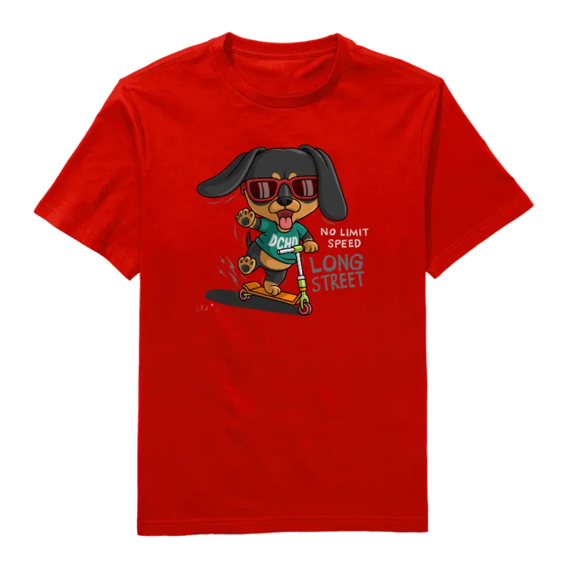 Canine Coolness Round Neck T-Shirt