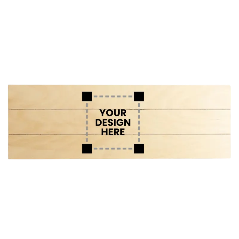Customized Rectangular Plywood Sign