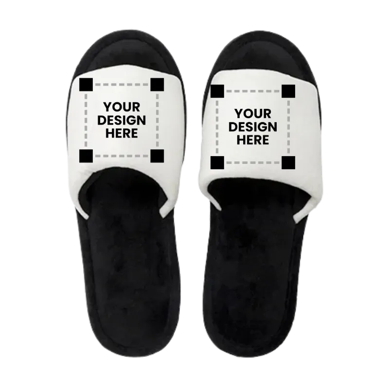 Customized Adult Fuzzy Slippers