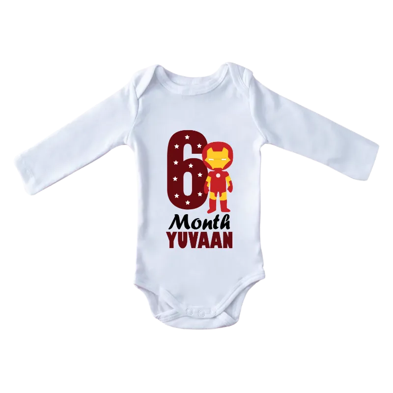 Six Month Baby Full Sleeves Onesie
