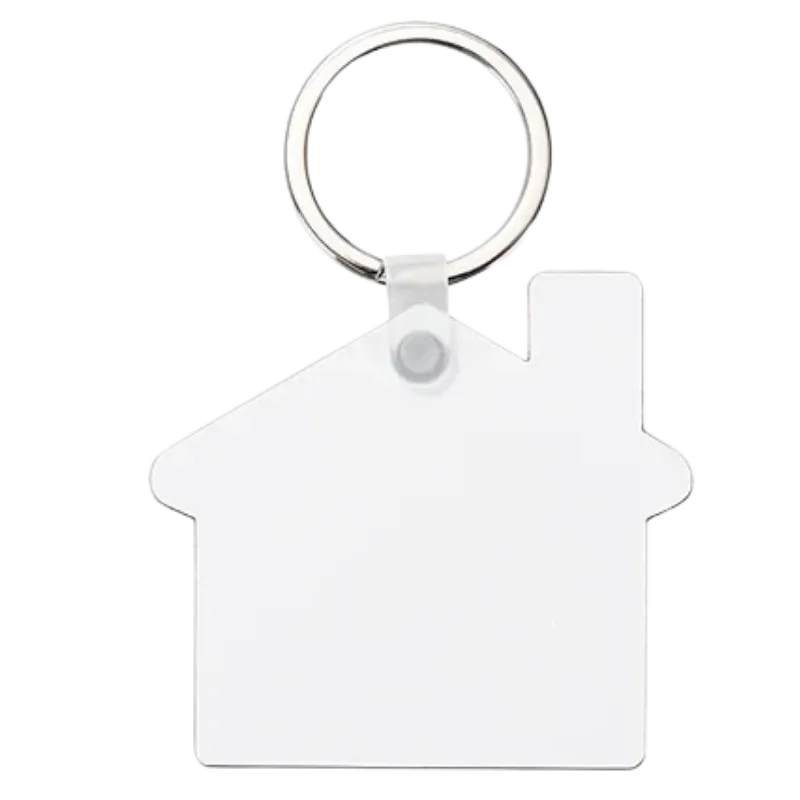 Customized hardboard House keyring