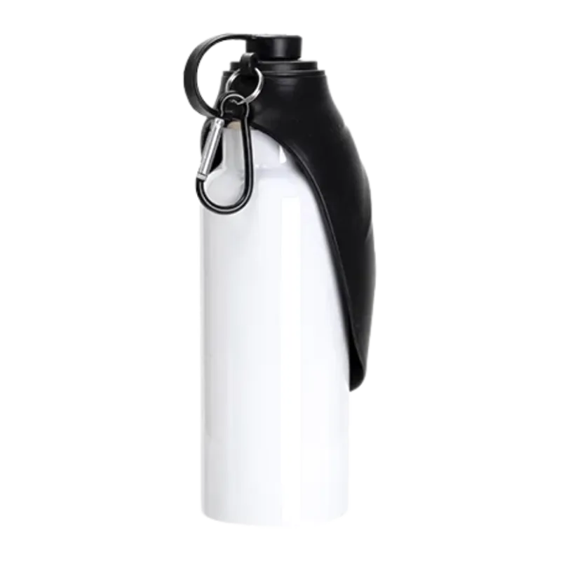Customized White Stainless Steel Portable Pet Water Bottle